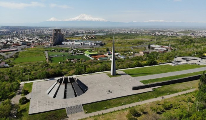  The Armenian Genocide Memorial and Mount Ararat